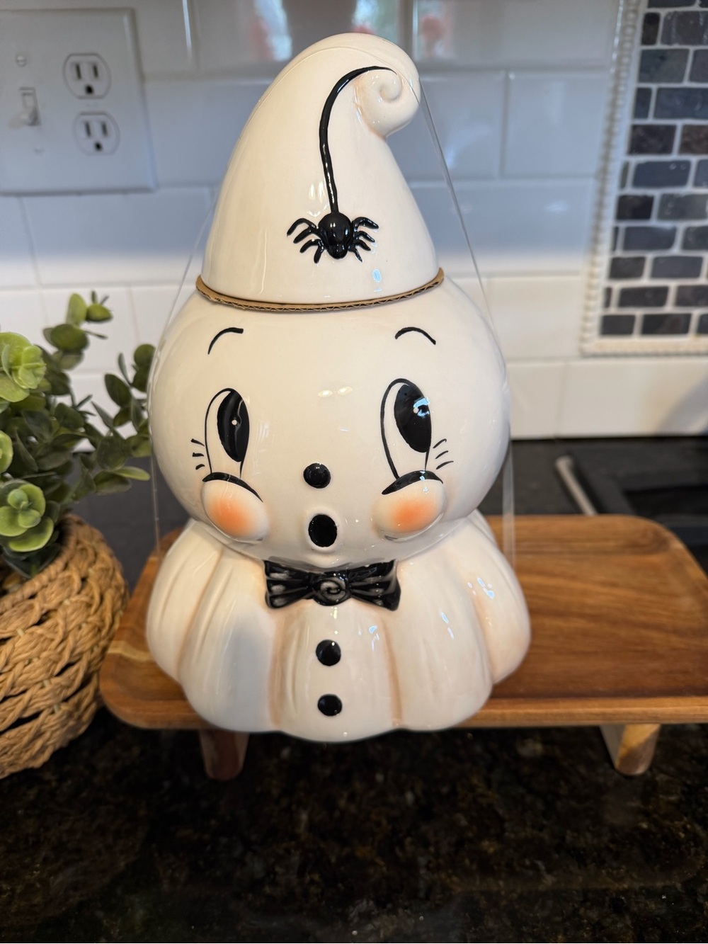 Johanna Parker Ghost Gus Cookie Jar Canister